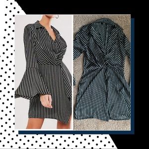 Pinstripe Dress